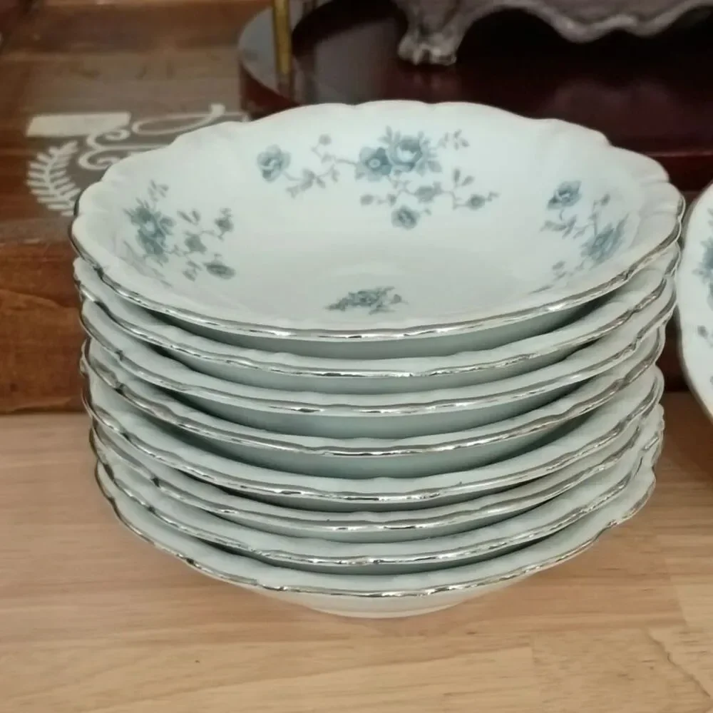 Vintage Johann Haviland Bavaria Germany Set of 9 - 5 Inch Dessert Bowls